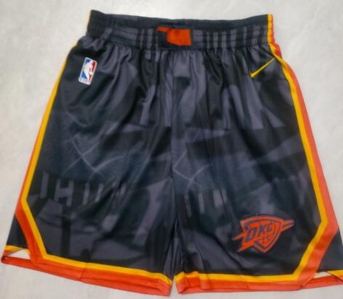 Men's Oklahoma City Thunder Navy 2023 City Swingman Shorts