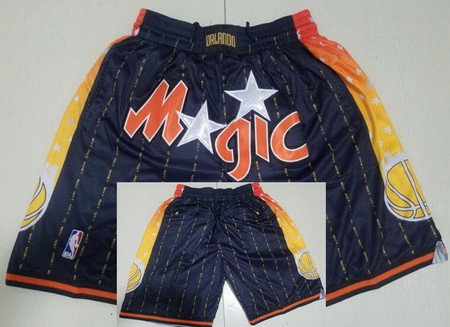 Men's Orlando Magic Black City Just Don Shorts