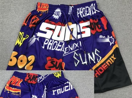 Men's Phoenix Suns Red Doodle Just Don Shorts