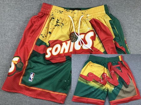 Men's Seattle Sonics Green 2023 Just Don Shorts