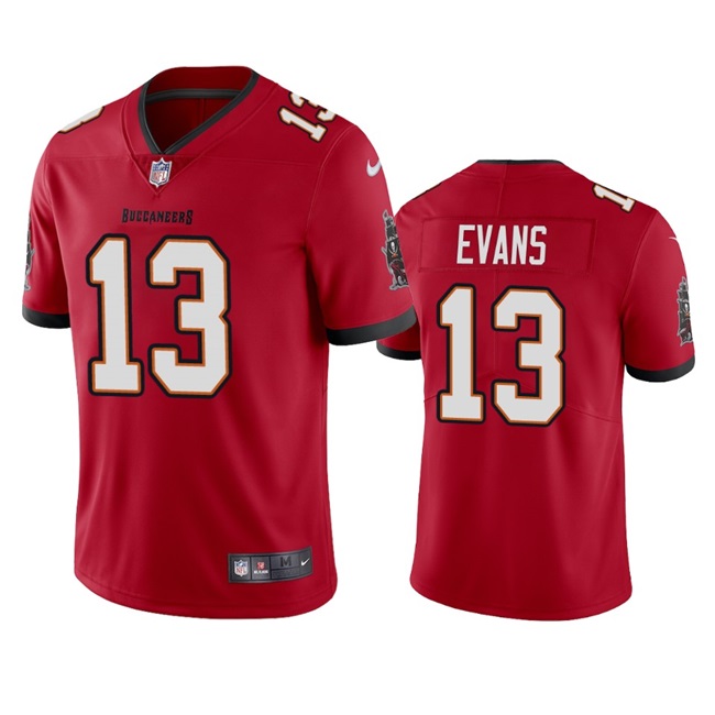 Women's Tampa Bay Buccaneers #13 Mike Evans Red Stitched Football Jersey