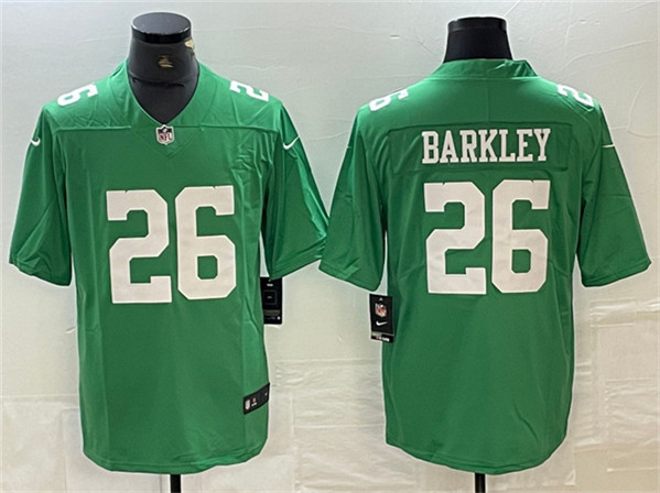 Men's Philadelphia Eagles #26 Saquon Barkley Green Vapor Untouchable Limited Football Stitched Jerseys