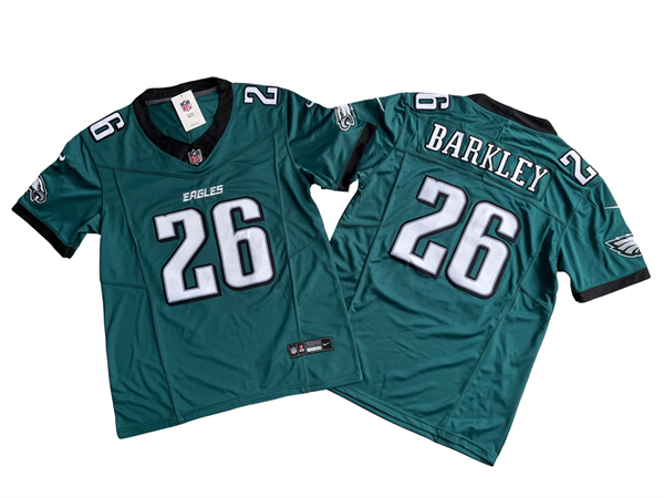 Men's Philadelphia Eagles #26 Saquon Barkley Green 2024 F.U.S.E. Vapor Untouchable Limited Football Stitched Jersey