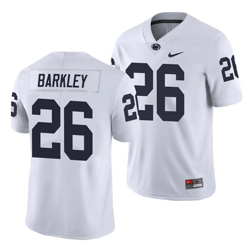 Youth Penn State Nittany Lions #26 Saquon Barkley White Vapor Limited Stitched Jersey