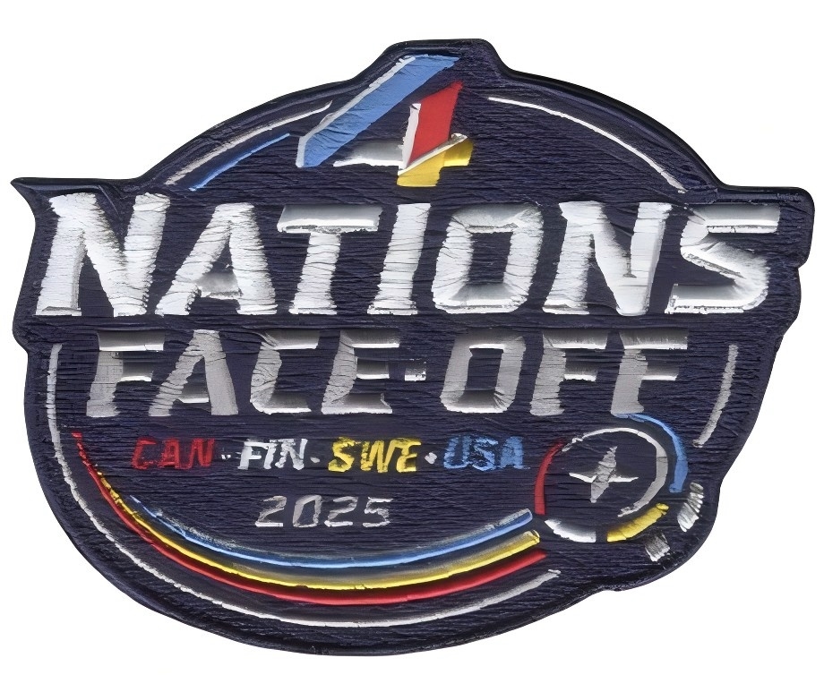 2025 NHL All-Star 4 Nations Face-Off CAN FIN SWE USA Patch