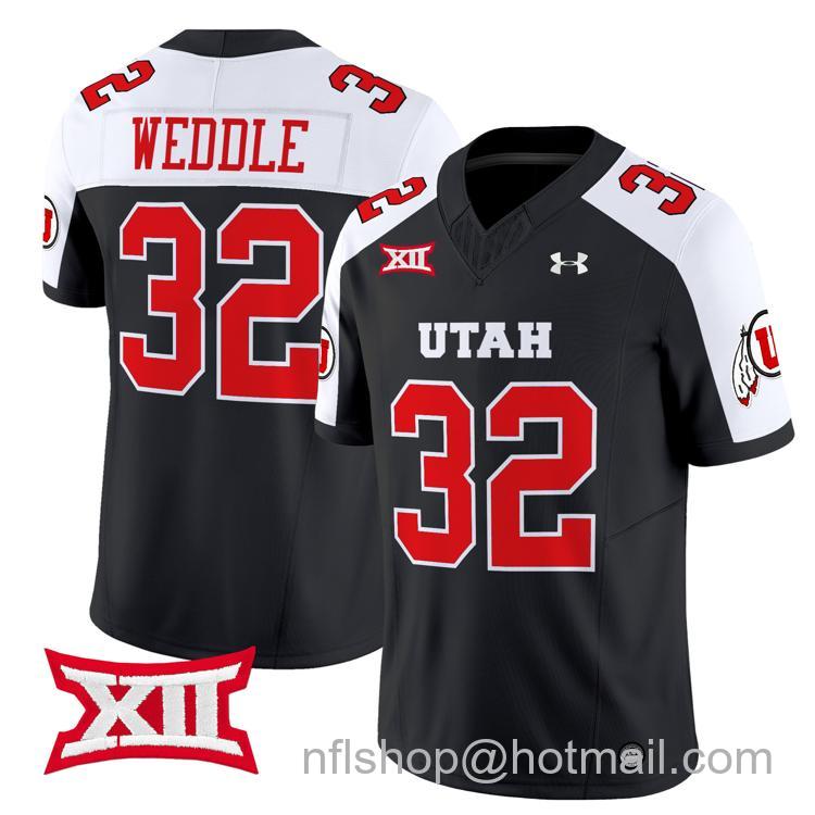 Men's Eric Weddle Jersey #32 Vapor Limited College Football Stitched Black Alternate