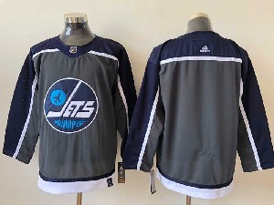 Mens Nhl Winnipeg Jets Blank Black 2021 Reverse Retro Alternate Adidas Jersey