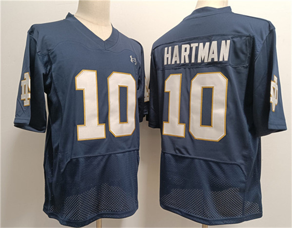 Men's USC Trojans #10 Sam Hartman Navy With Name Stitched Jersey