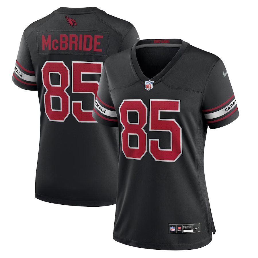 Women's Arizona Cardinals #85 Trey McBride Black Nike Alternate Game Football Stitched Jersey