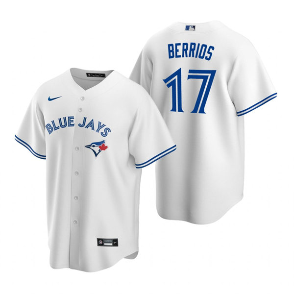 Men's Toronto Blue Jays #17 Jose Berrios Nike White Home Cool Base Jersey