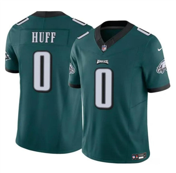 Men's Philadelphia Eagles #0 Bryce Huff Green 2024 F.U.S.E. Vapor Untouchable Limited Football Stitched Jersey