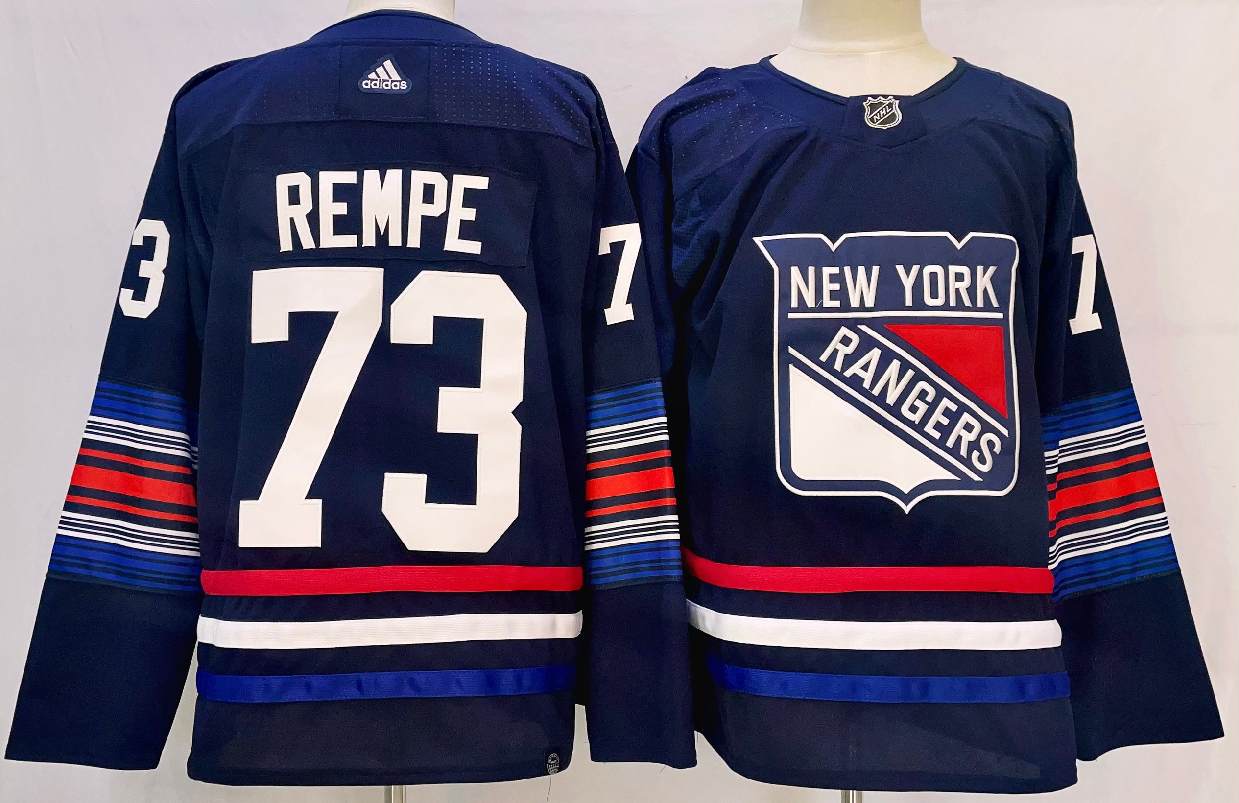 Men's New York Rangers #73 Matt Rempe Navy Alternate Authentic Jersey