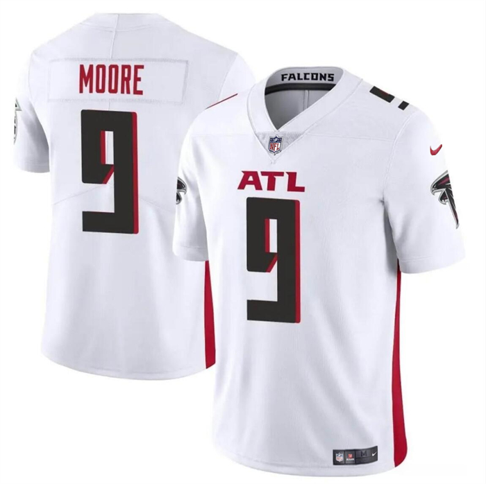 Men's Atlanta Falcons #9 Rondale Moore White Vapor Untouchable Limited Football Stitched Jersey