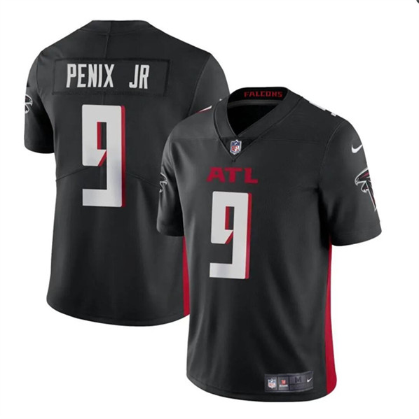 Men's Atlanta Falcons #9 Michael Penix Jr Black 2024 Draft Vapor Untouchable Limited Football Stitched Jersey