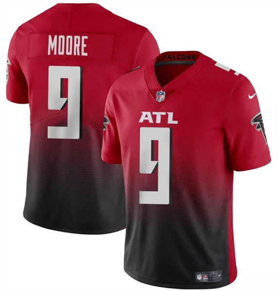 Youth Atlanta Falcons #9 Rondale Moore Red Black Vapor Untouchable Limited Stitched Jersey