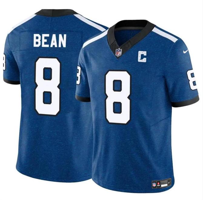 Youth Indianapolis Colts #8 Jason Bean Blue 2024 F.U.S.E Throwback Vapor Untouchable Limited Stitched Football Jersey