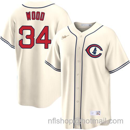 Kerry Wood Chicago Cubs Field of Dreams Cream Nike Men's Stitched Baseball Jersey