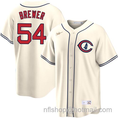 Colten Brewer Chicago Cubs Field of Dreams Cream Nike Men's Stitched Baseball Jersey