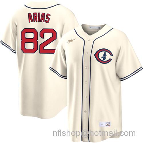 Michael Arias Chicago Cubs Field of Dreams Cream Nike Men's Stitched Baseball Jersey