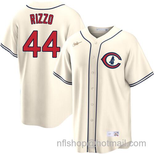 Anthony Rizzo Chicago Cubs Field of Dreams Cream Nike Men's Stitched Baseball Jersey