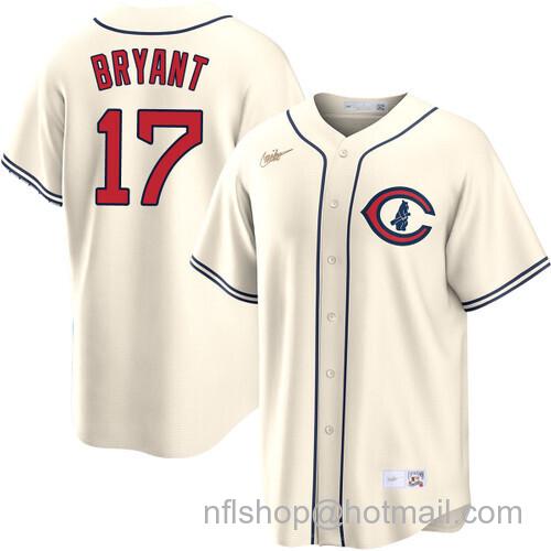 Kris Bryant Chicago Cubs Field of Dreams Cream Nike Men's Stitched Baseball Jersey