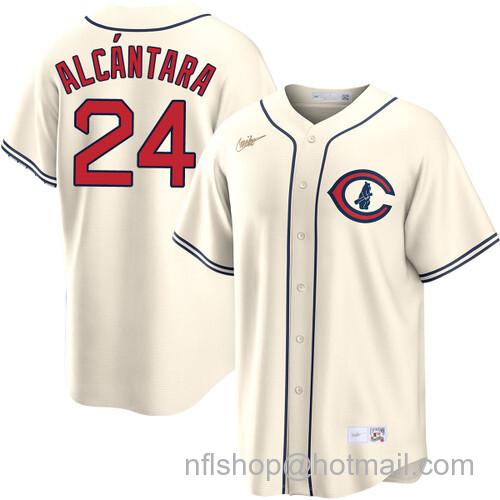 Kevin Alcantara Chicago Cubs Field of Dreams Cream Nike Men's Stitched Baseball Jersey