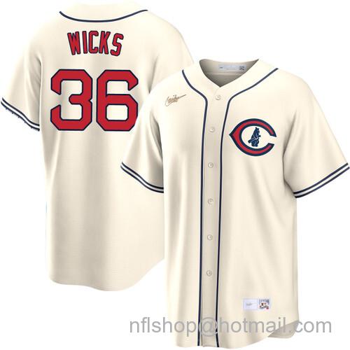 Jordan Wicks Chicago Cubs Field of Dreams Cream Nike Men's Stitched Baseball Jersey