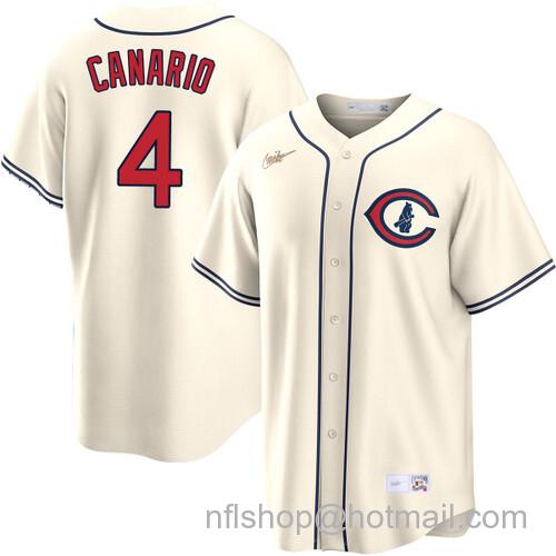 Alexander Canario Chicago Cubs Field of Dreams Cream Nike Men's Stitched Baseball Jersey