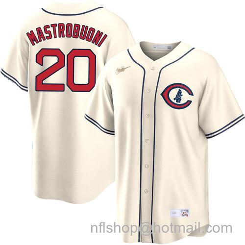 Miles Mastrobuoni Chicago Cubs Field of Dreams Cream Nike Men's Stitched Baseball Jersey