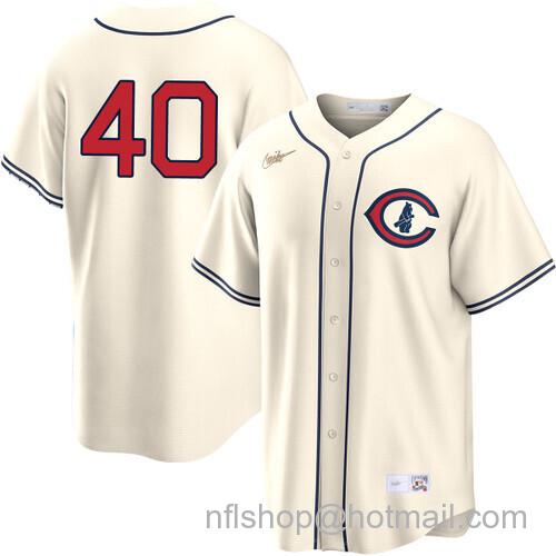 Willson Contreras Chicago Cubs Field of Dreams Player Cream Nike Men's Stitched Baseball Jersey