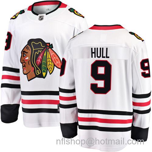 Bobby Hull Chicago Blackhawks Road White Breakaway Jersey