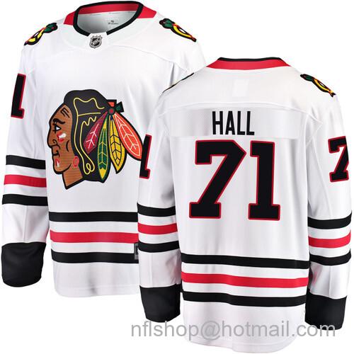 Taylor Hall Chicago Blackhawks Road White Breakaway Jersey