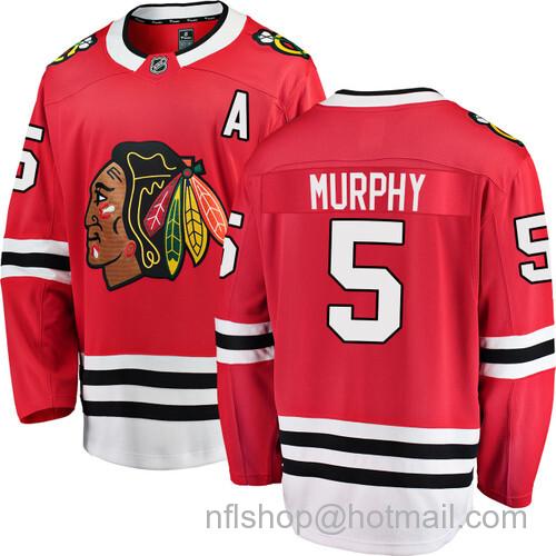 Connor Murphy Chicago Blackhawks Home Red Breakaway Jersey