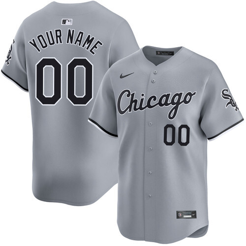 Chicago White Sox Personalized Road Limited Jersey by NIKE