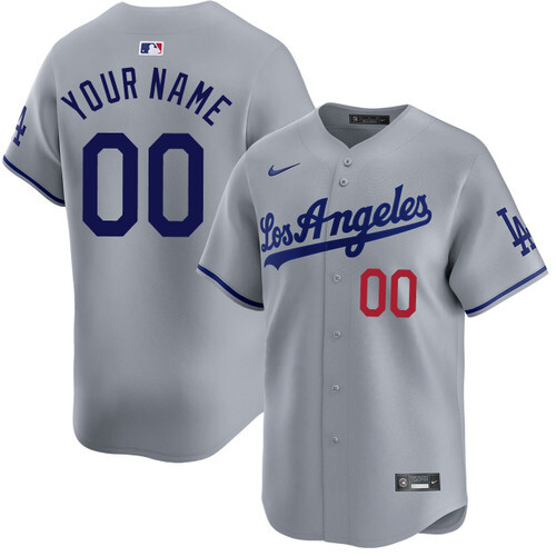 Los Angeles Dodgers Personalized Road Limited Jersey by NIKE