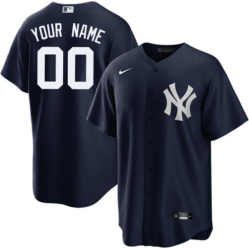 New York Yankees Personalized Alternate Jersey by Nike