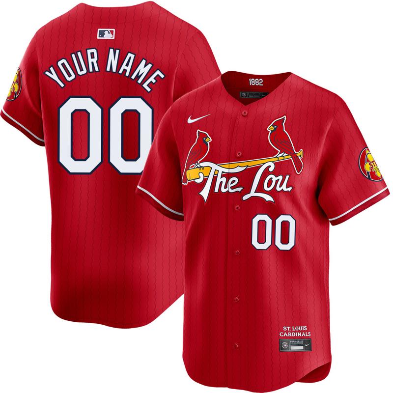 St. Louis Cardinals Personalized City Connect Limited Jersey by NIKE