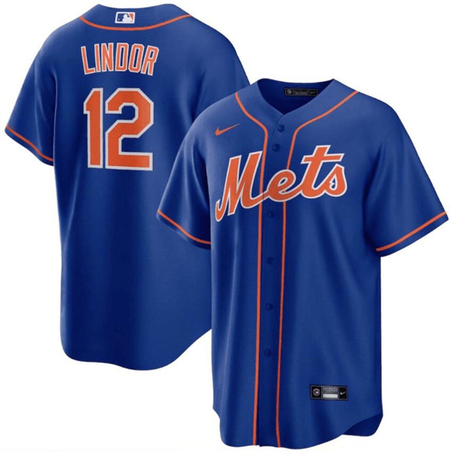 Youth New York Mets #12 Francisco Lindor Cool Base Stitched Baseball Jersey