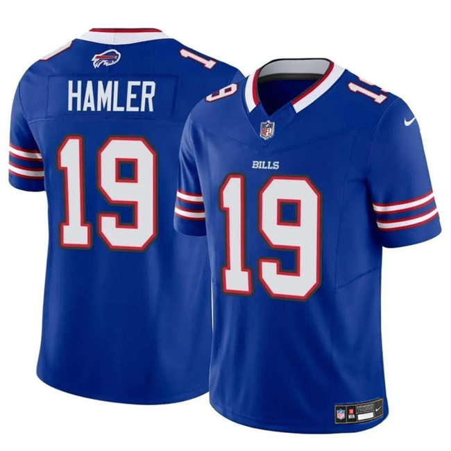 Youth Buffalo Bills #19 KJ Hamler Blue 2024 F.U.S.E. Vapor Untouchable Limited Stitched Football Jersey