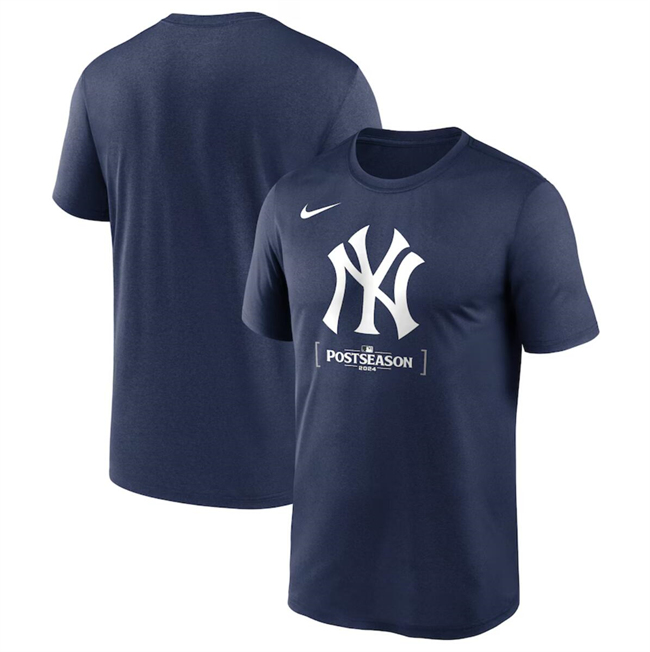 Men's New York Yankees Navy 2024 Postseason Collection Legend T-Shirt