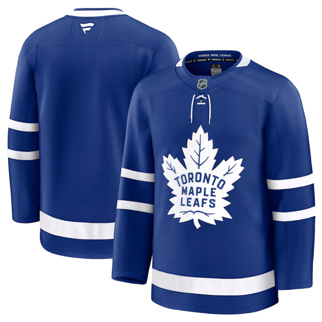 Men's Toronto Maple Leafs Blank Blue 2024-25 Stitched Hockey Jersey