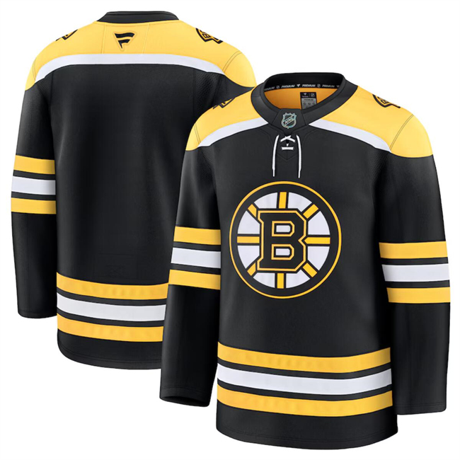 Men's Boston Bruins Blank 2024-25 Home Stitched Hockey Jersey