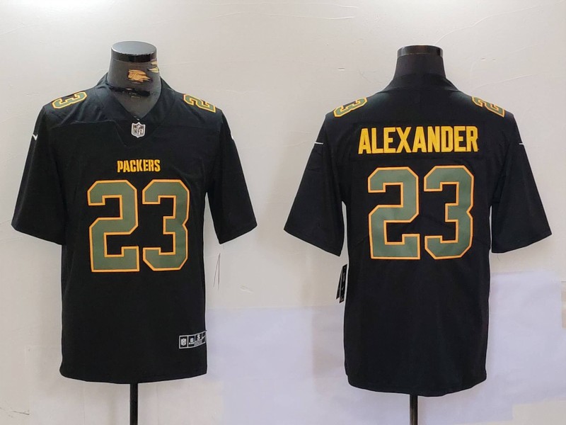 Men's Green Bay Packers #23 Jaire Alexander Limited Black Fashion Vapor Jersey