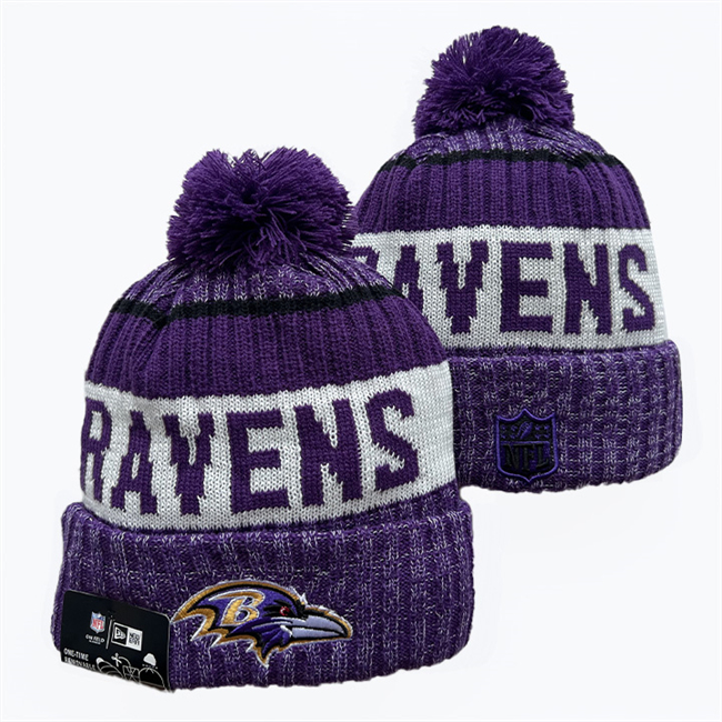 Baltimore Ravens 2024 Knit Hats 008