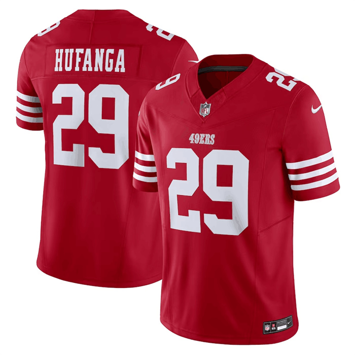 Youth San Francisco 49ers #29 Talanoa Hufanga Red Vapor Untouchable Limited Stitched Football Jersey