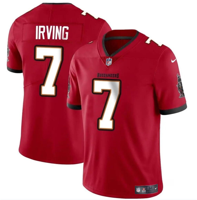 Men's Tampa Bay Buccaneers #7 Bucky Irving Red Vapor Limited Stitched Jersey