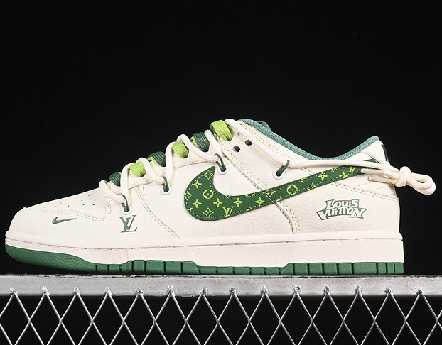SB DUNK LOW LV CREAM/GREEN DM6868-075