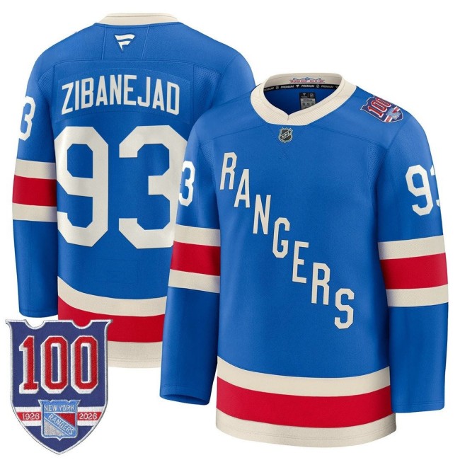 Men's New York Rangers #93 Mika Zibanejad Blue 1926 Throwback Centennial Stitched Hockey Jersey Men's New York Rangers #93 Mika Zibanejad Blue 1926 Throwback Centennial Stitched Hockey Jersey