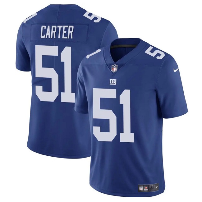 Men's New York Giants #51 Abdul Carter Blue 2025 Vapor Untouchable Limited Stitched Jersey Men's New York Giants #51 Abdul Carter Blue 2025 Vapor Untouchable Limited Stitched Jersey