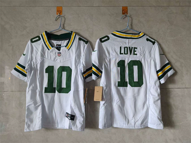 Youth Green Bay Packers #10 Jordan Love White 2024 F.U.S.E Vapor Limited Stitched Football Jersey Youth Green Bay Packers #10 Jordan Love White 2024 F.U.S.E Vapor Limited Stitched Football Jersey